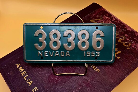 1953 Nevada Bicycle License Plate