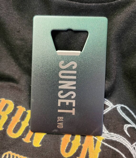 Sunset Blvd Wallet Bottle Opener