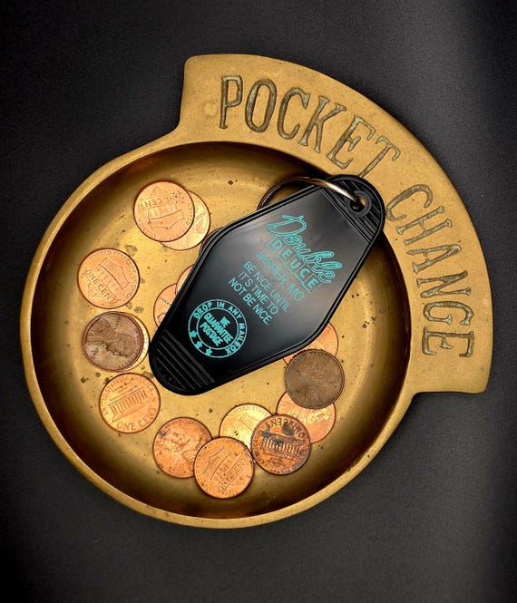 Double Deuce Hotel Style Keychain