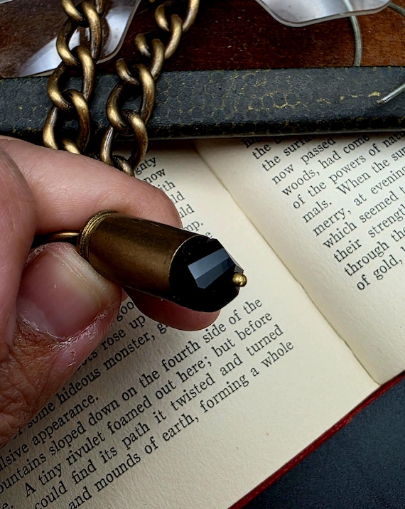 Bullet Necklace on Chunky Chain