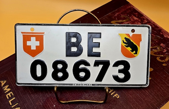 1953 Switzerland Bicycle License Plate