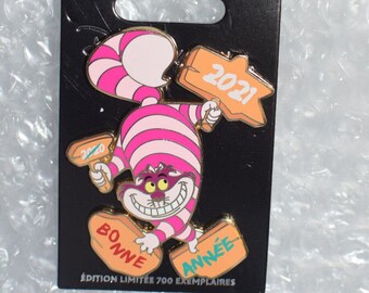 Cheshire Disney Pin 142371 DLP Bonne Année New Year C