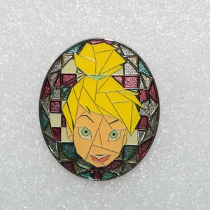 Tinker Bell Disney Pin 73733 HKDL Mosaic Collection Tin Mystery Set