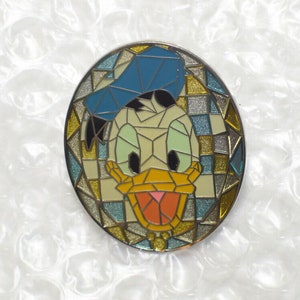 Disney Pin 73731 HKDL - Donald - Mosaic - Mystery - Tin G