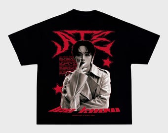 Lee Know ATE Dominate Tour T-shirtontwerp Uniseks Stray Kids-merchandise