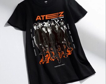 ATEEZ シャツ WANTEEZ MBTI Tシャツ エティエンス カスタマイズTシャツ