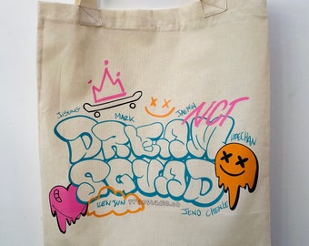 NCT Dream Canvas Tote Bag | Custom Kpop Merch - Etsy