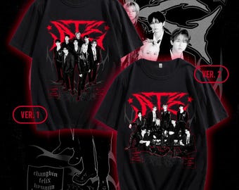 Stray Kids スキズ ATE シンガポール Tシャツ チャコール XL Stray Kids スキズ シンガポール Tシャツ チャコール XL - メルカリ