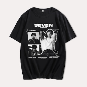 T-shirt inspiré de Seven JK, produits dérivés kpop