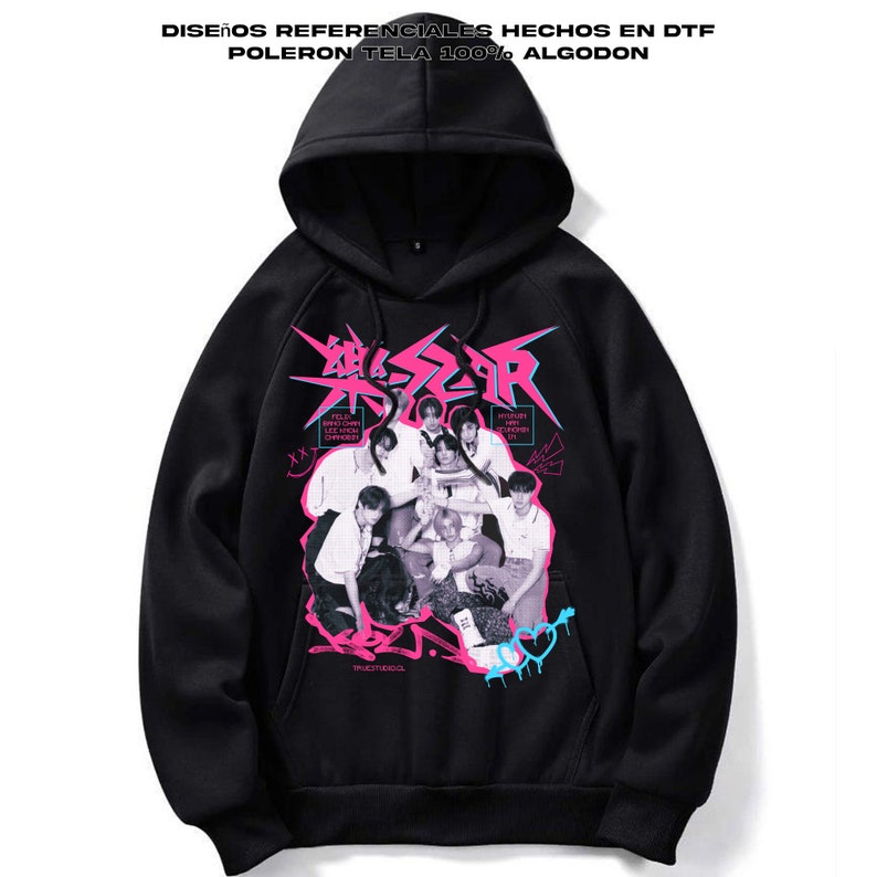 Sudadera Con Capucha Con Estampado Rosa Para Mujer, Linda