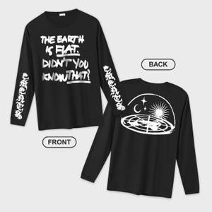 La Tierra es plana - Merchandising de manga larga inspirado en el rap de Kpop de Min YG