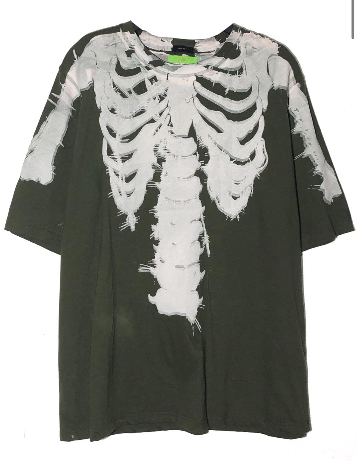 超レア　Supreme Skeleton TeeＬ (ジョングク着用) Supreme Skeleton Tee ジョングク着用モデル - メルカリ