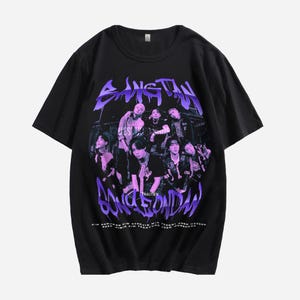 Kpop Inspired Tee Shirt 7 members Bangtan merch for Concert