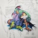 Morrigan Aensland but with kicks Darkstalkers Matte 