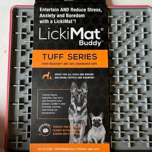 Authentic Lickimat Boredom Buster for Dogs - Perfect with Peanut