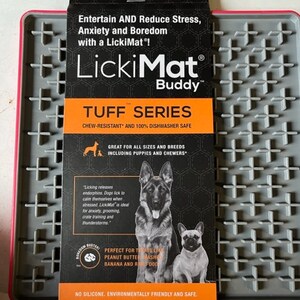 Authentic Lickimat Boredom Buster for Dogs - Perfect with Peanut