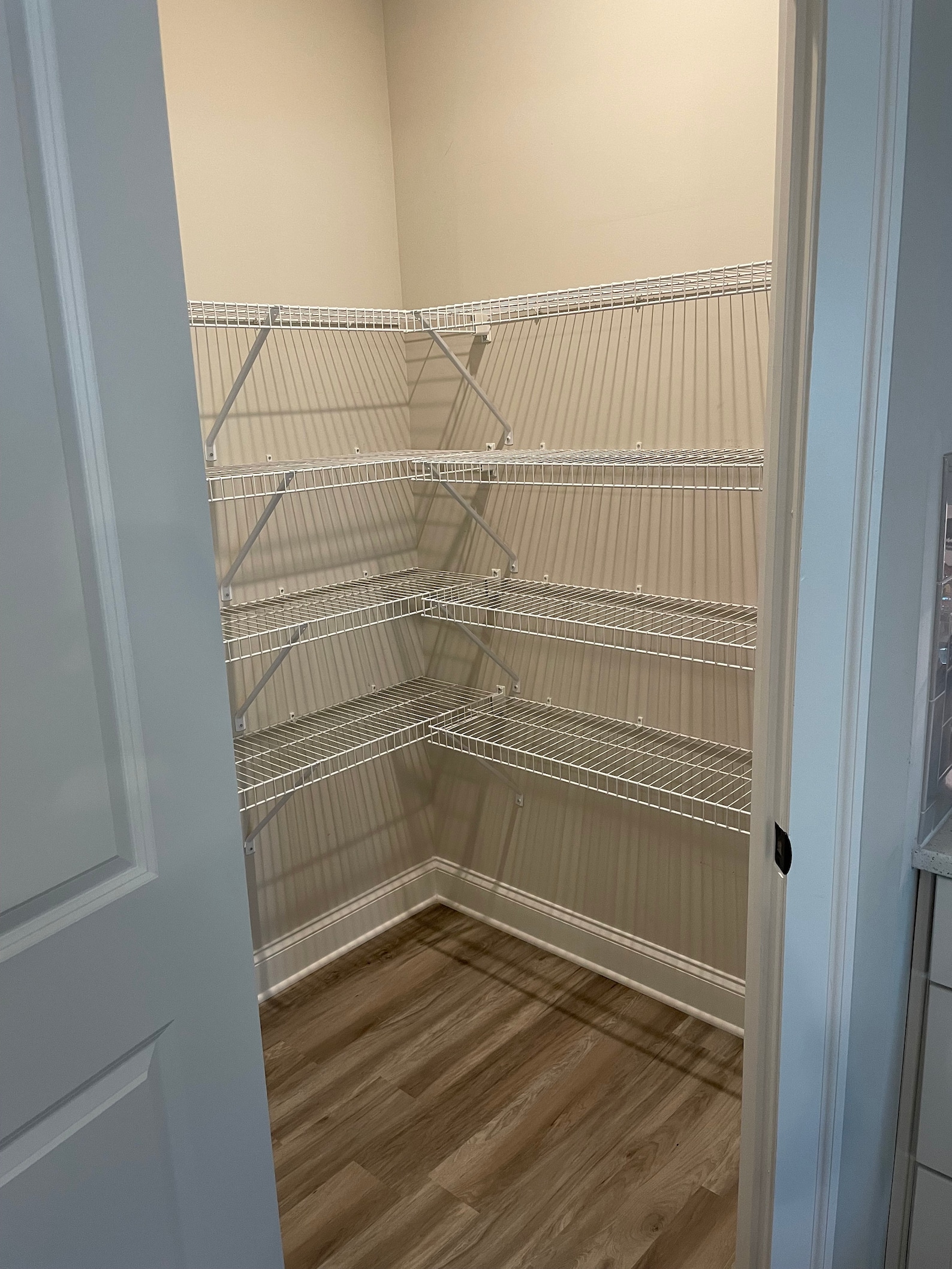 Custom Rustic Gray Wood Shelf Metal Wire Rack Cover Pantry Etsy