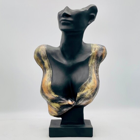 顔の彫刻女性の胸像セクシーな女性の体装飾品顔の彫刻ホーム 