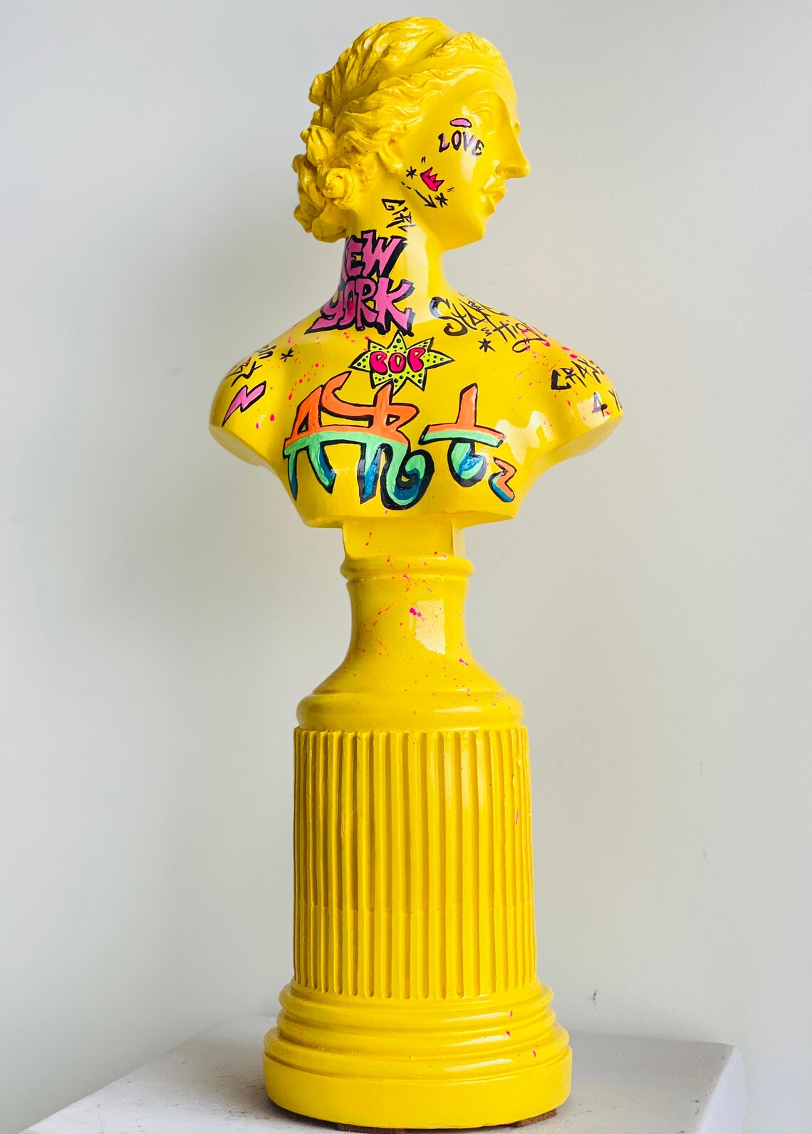 Pop Art Statue New York Art 17 Graffiti Art Graffiti Etsy