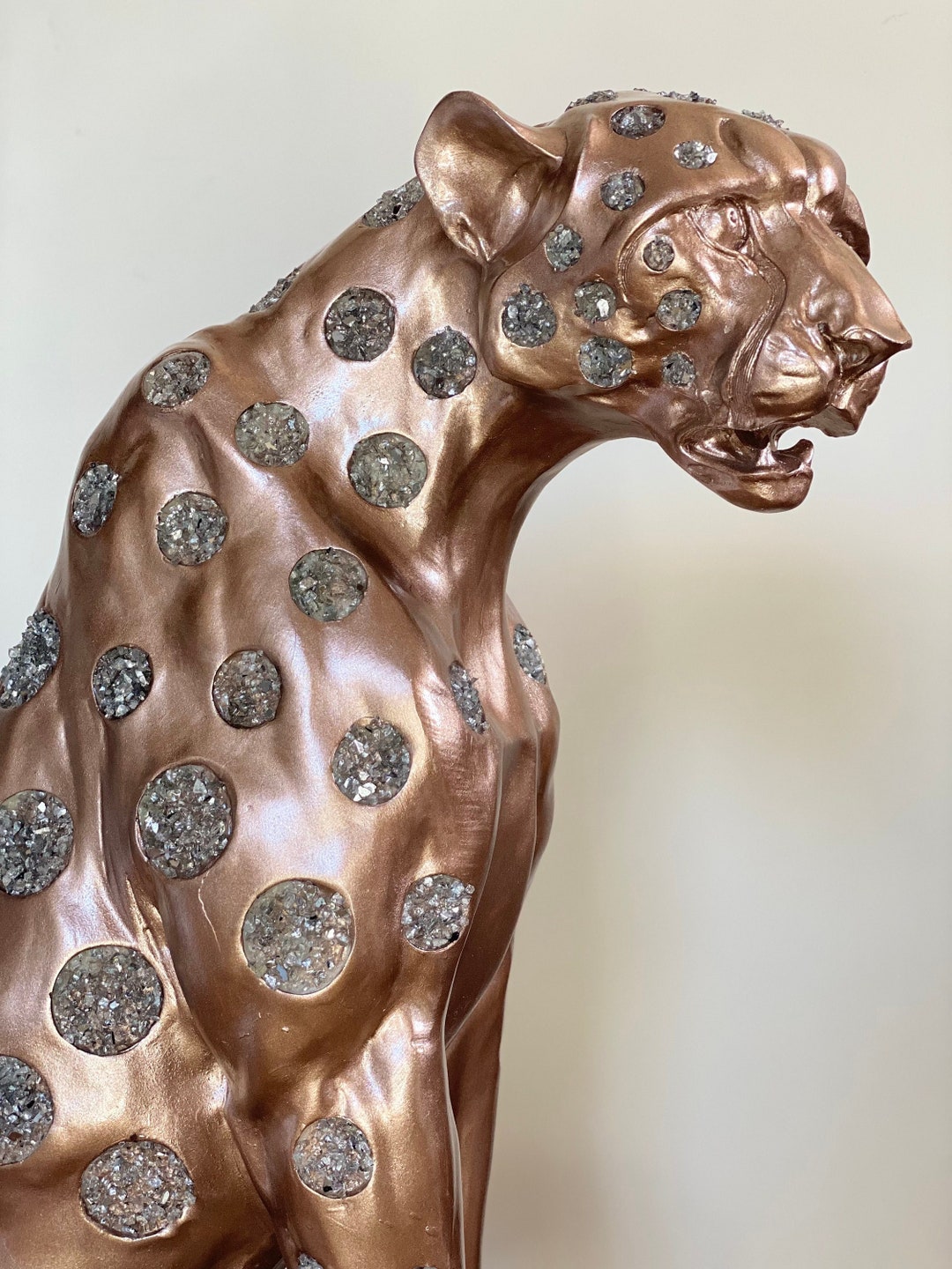 Bronze Leopard Statue Leopard Sculpture Animal Statue leopard Figurine  bronze Miniatures-decorative Gift Idea-panther Figure -  Canada