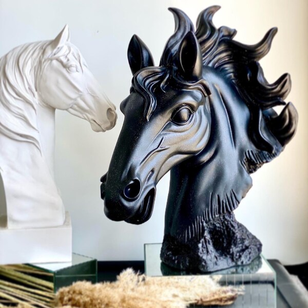 Horse Head Sculpture Etsy