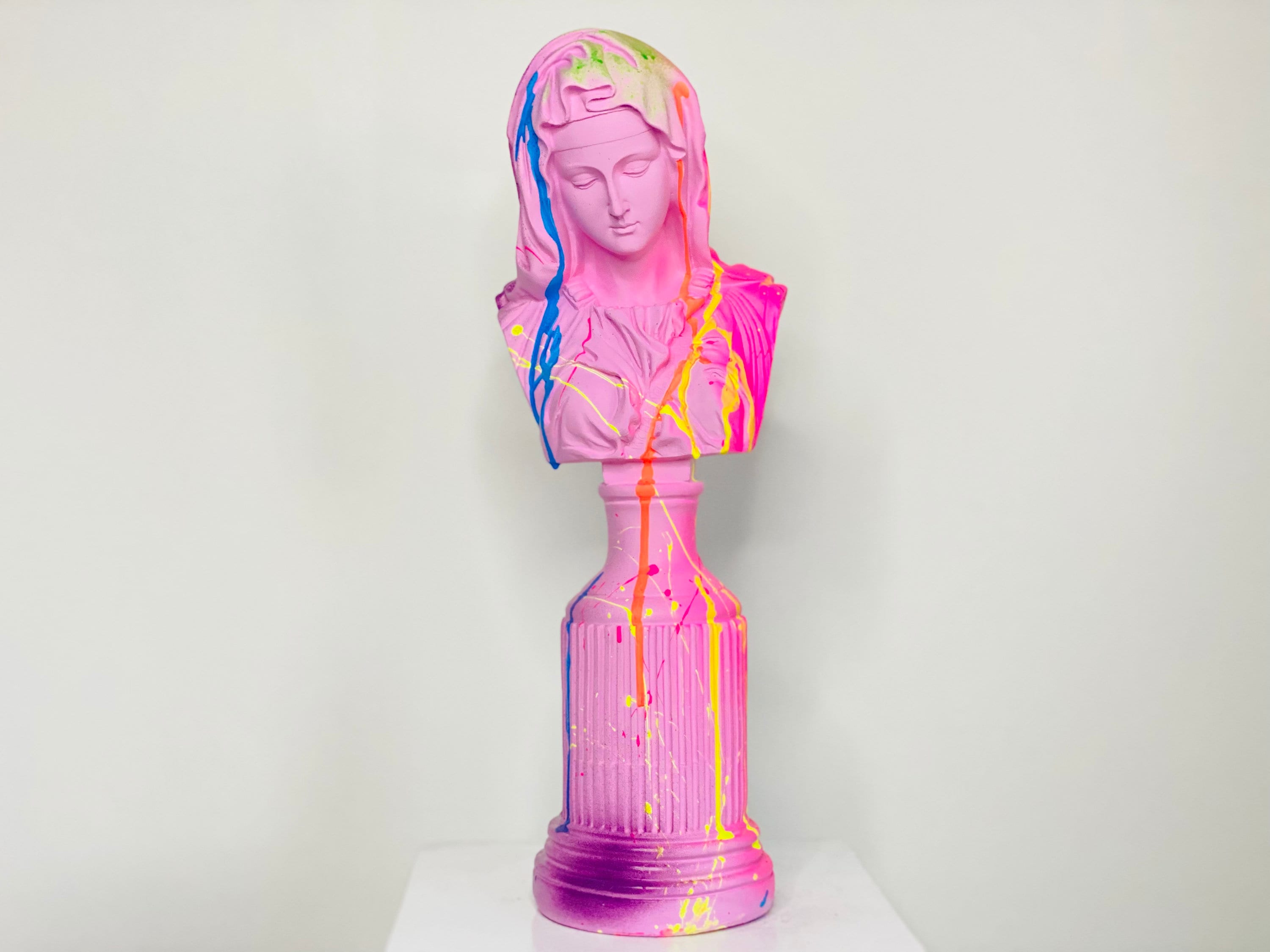 Virgin Mary Statue, Pop Art Virgin Mary Sculpture, Greek Goddess Sculpture, Pop Art Statue, Home