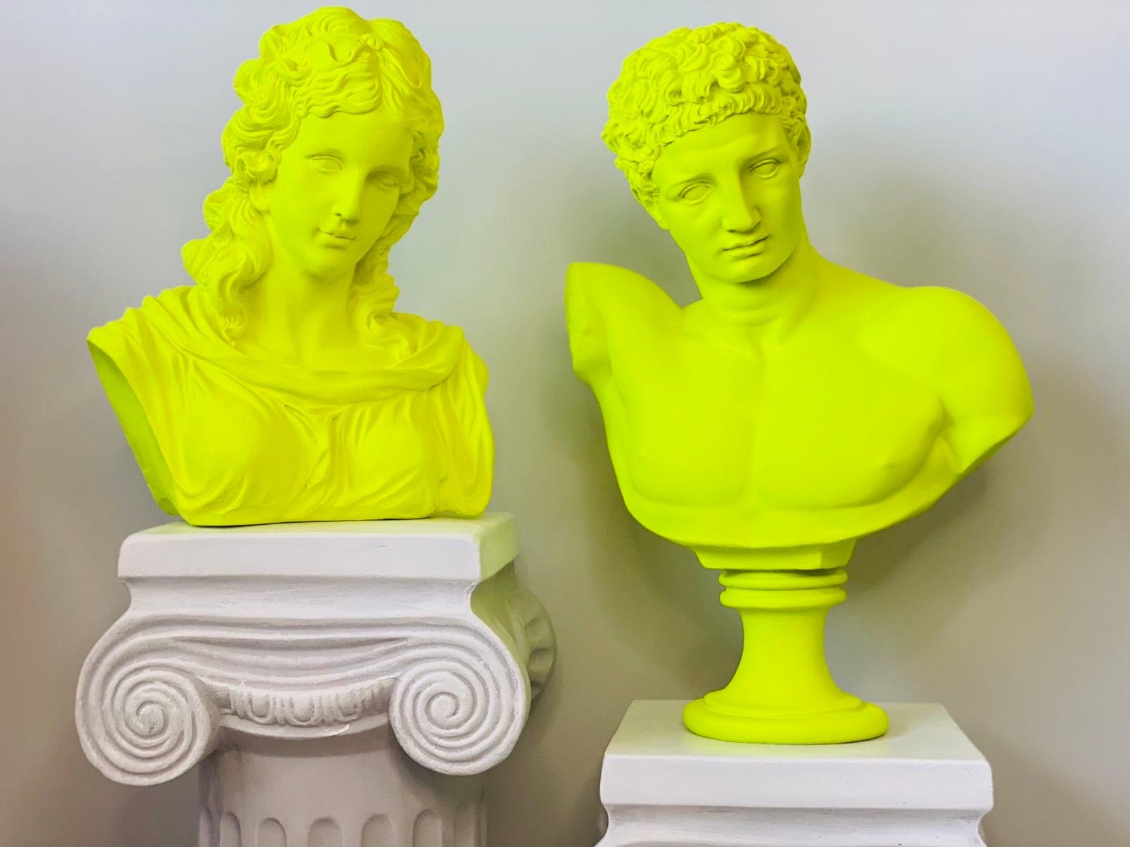 Neon Art Pop Art Statue 20.5 LARGE Size Greek God Etsy