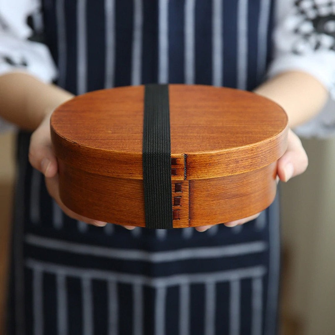 Japanese WOODEN LUNCH BOX Food Container Natural Eco Friendly - Etsy