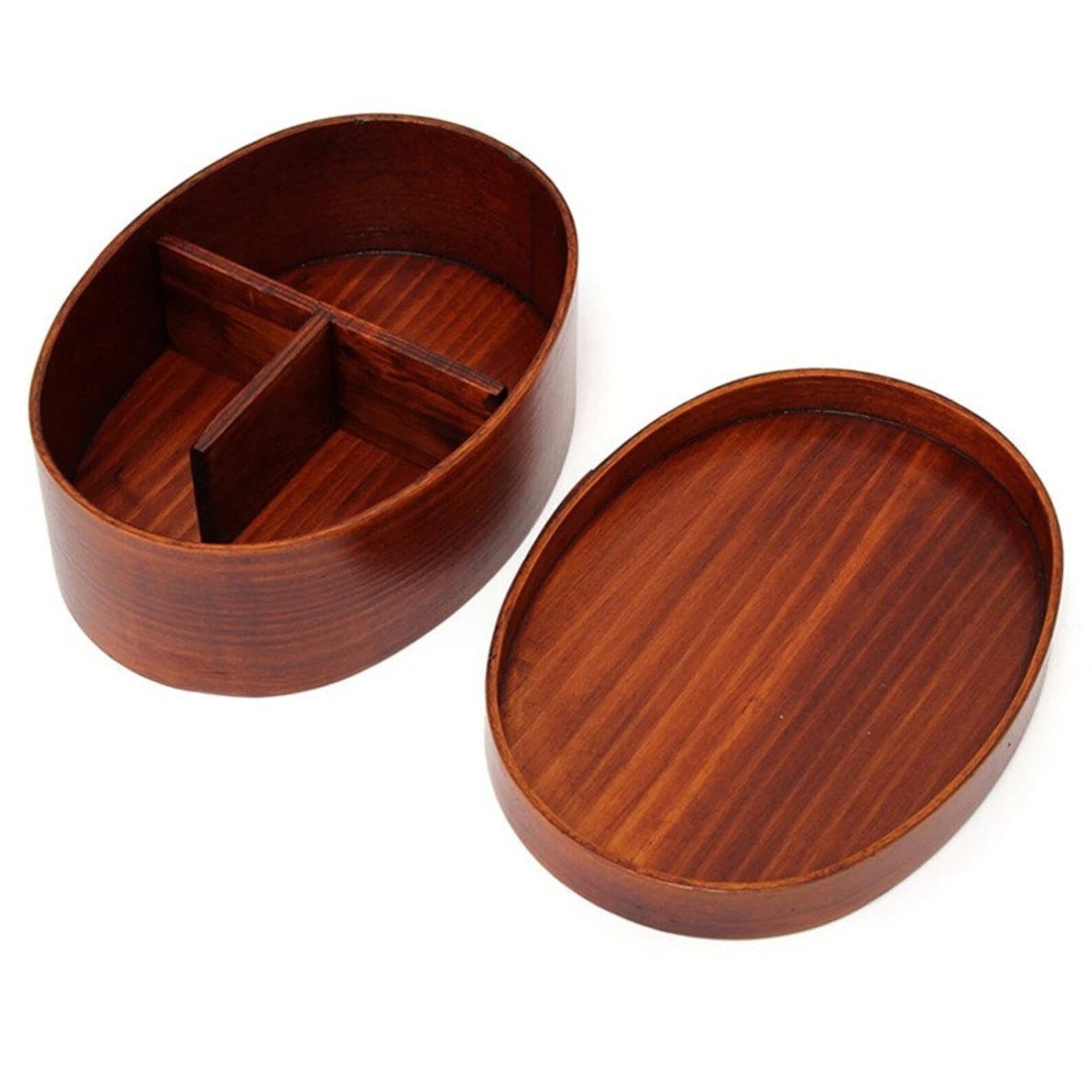 Japanese WOODEN LUNCH BOX Food Container Natural Eco Friendly - Etsy