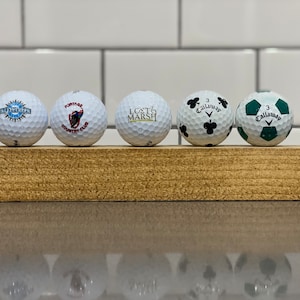 Golf Ball Display, Golf Display, Rustic Golf Display, Ball Holder, Golf Ball Display Rack, Golf Gift, Custom Golf Ball Display Holder