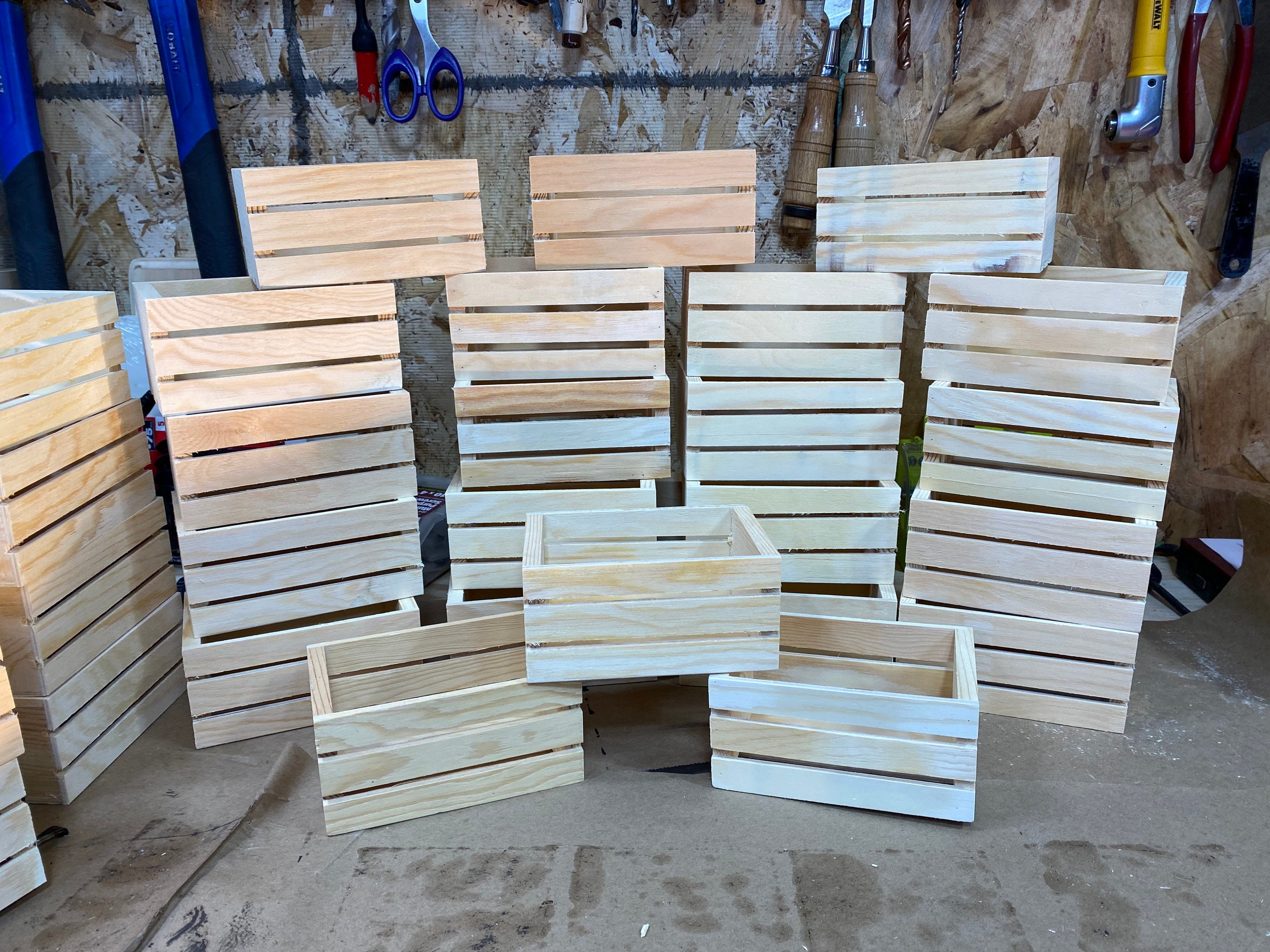 Small Wood Crates 24 Pack, Wood Crates, Wooden Crate, Small Crate, Wooden Crate Gifts, Rustic