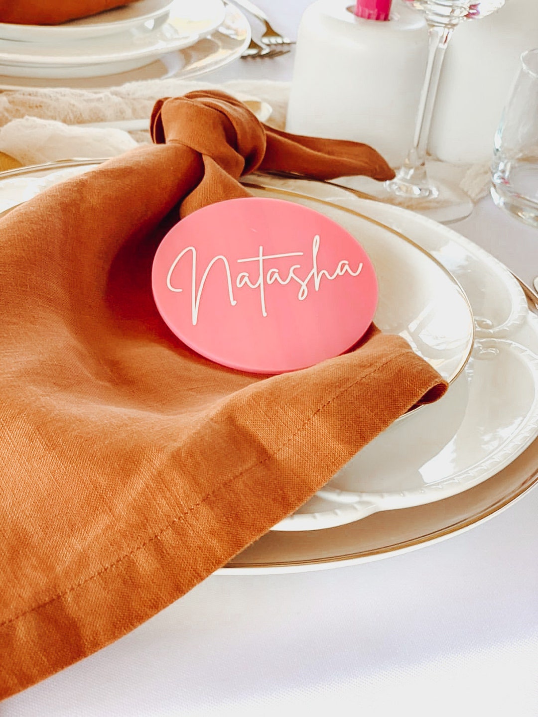 Acrylic Place Cards Etsy