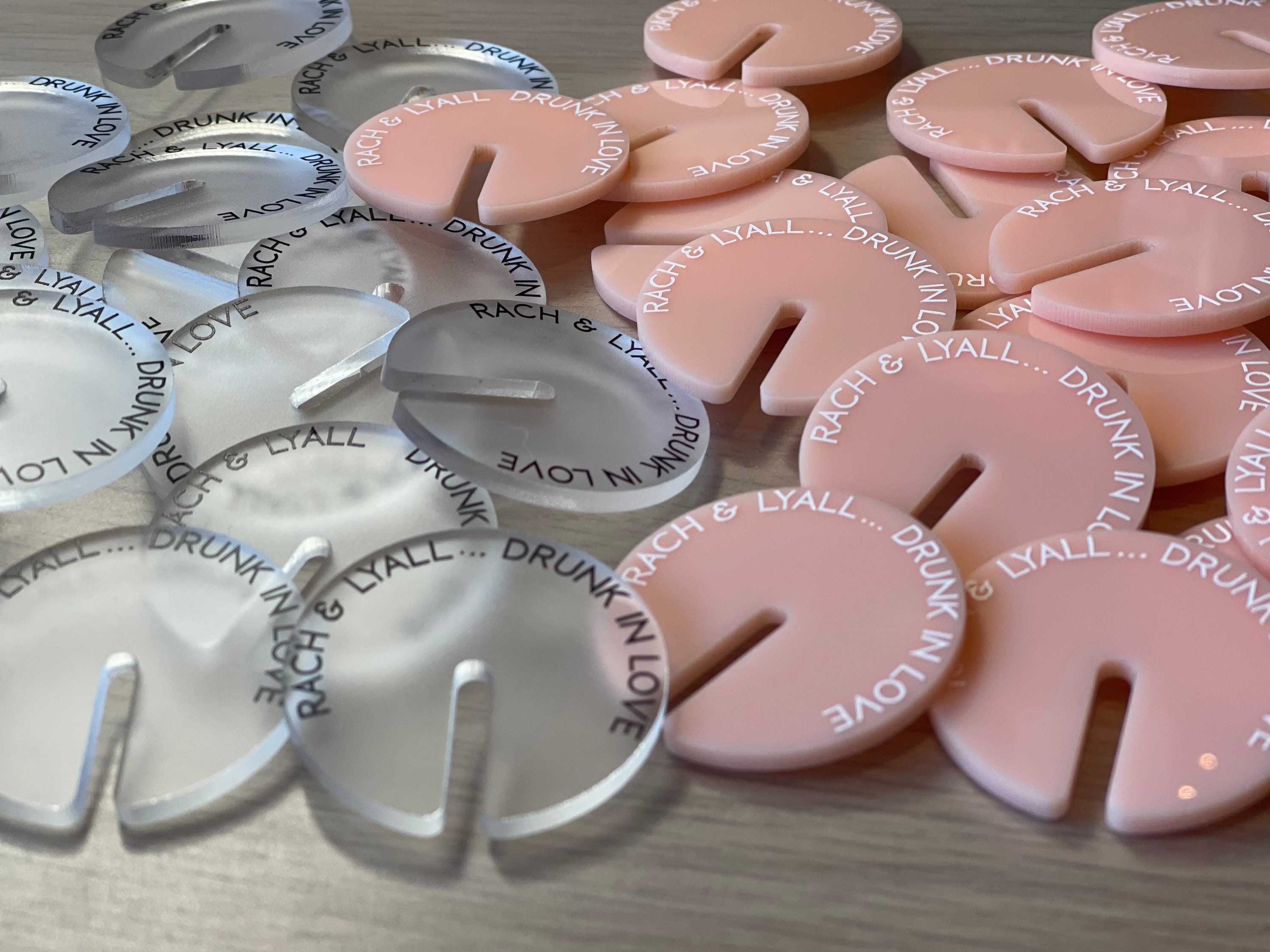 Personalised Drink tags / Glass Tags Etsy