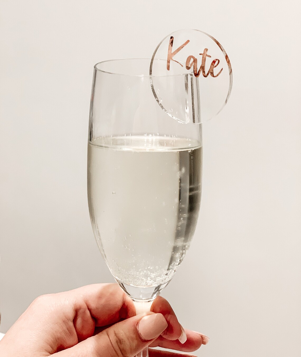 Personalised Drink tags / Glass Tags Etsy