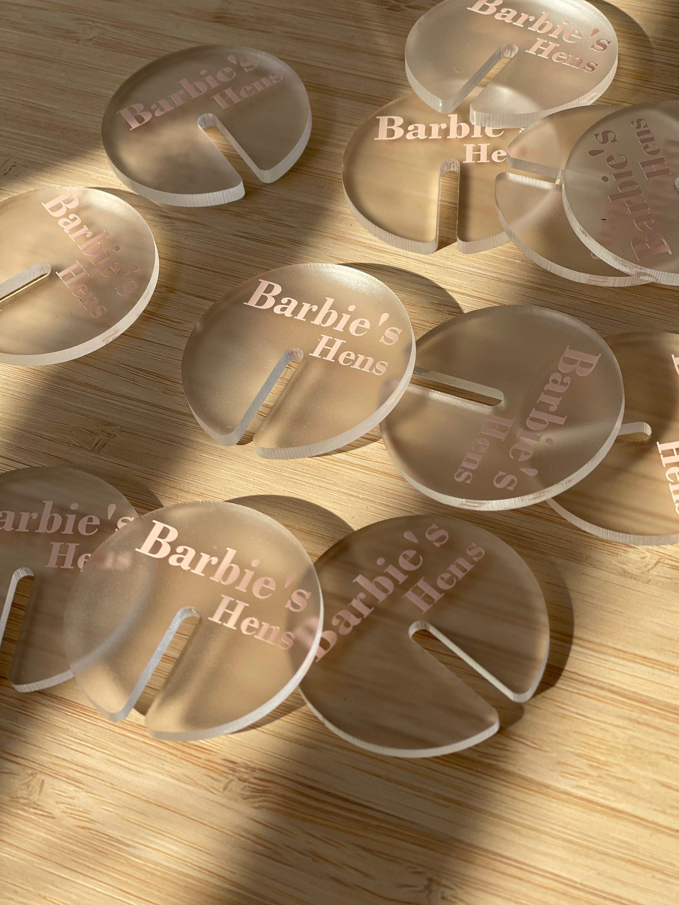 Personalised Drink tags / Glass Tags Etsy
