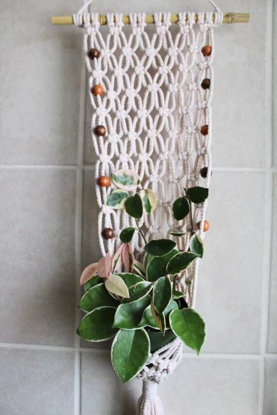 Macrame Trellis Plant Hanger Trellis Plant Hanger Macrame Etsy