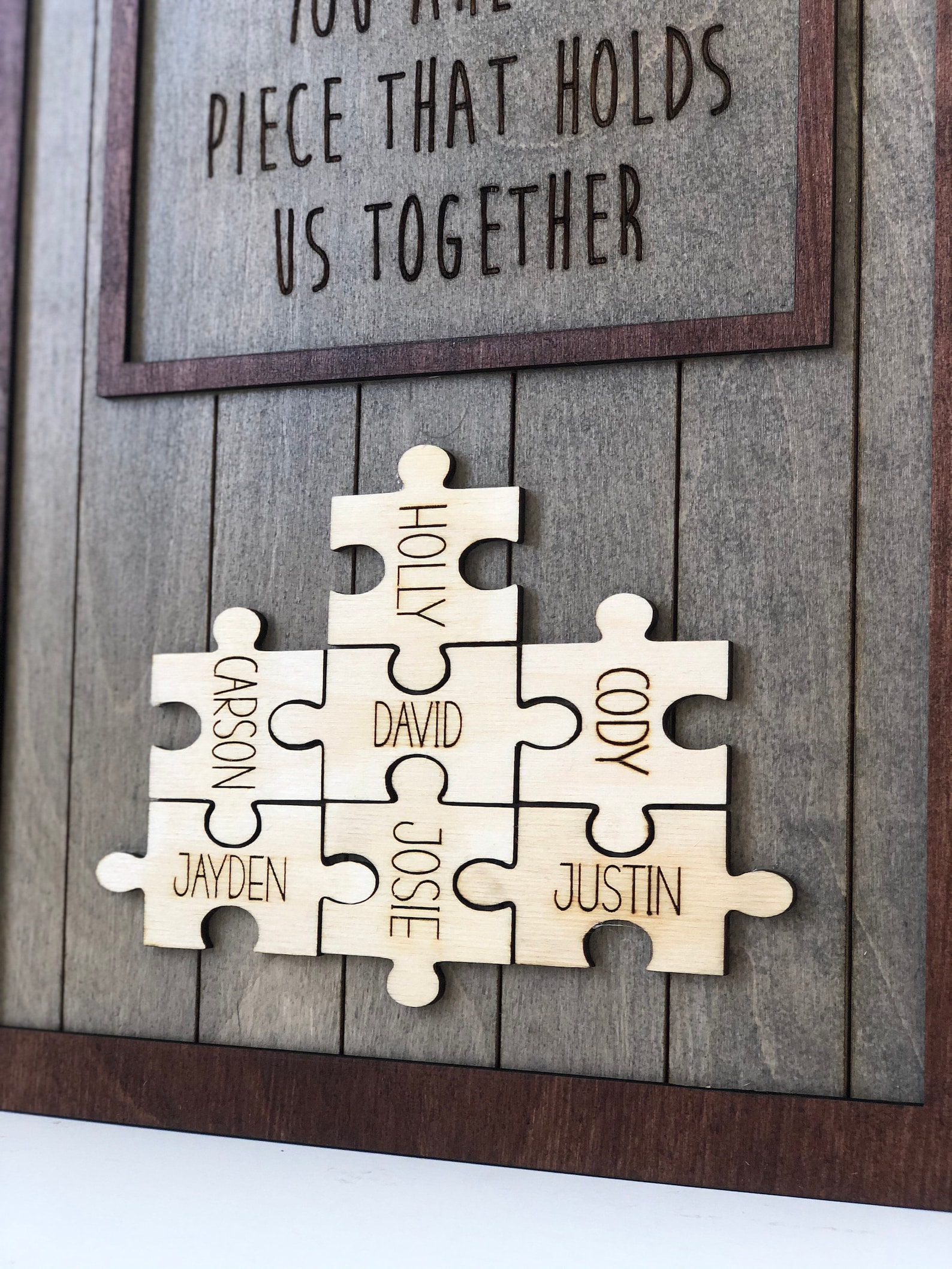 Mother's Day Puzzle Customized Plaque Etsy