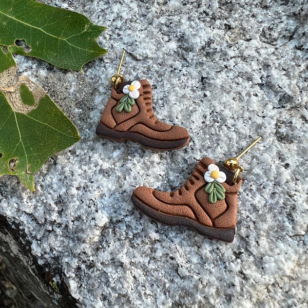 Boot Earrings Etsy