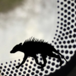 Chupacabra hidden easter egg decal, Super tiny discoverable Easter egg decal
