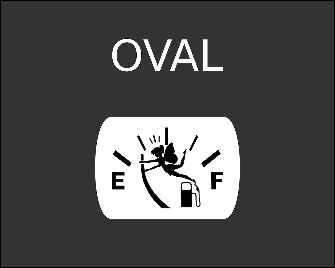 Gas Tank Door Decal Gas Gauge Fairy Decal Gas Gauge Decal Etsy