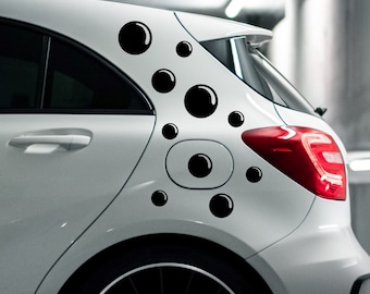 Bubble car decals, Bubble car stickers, JDM car decals, Cute car stickers