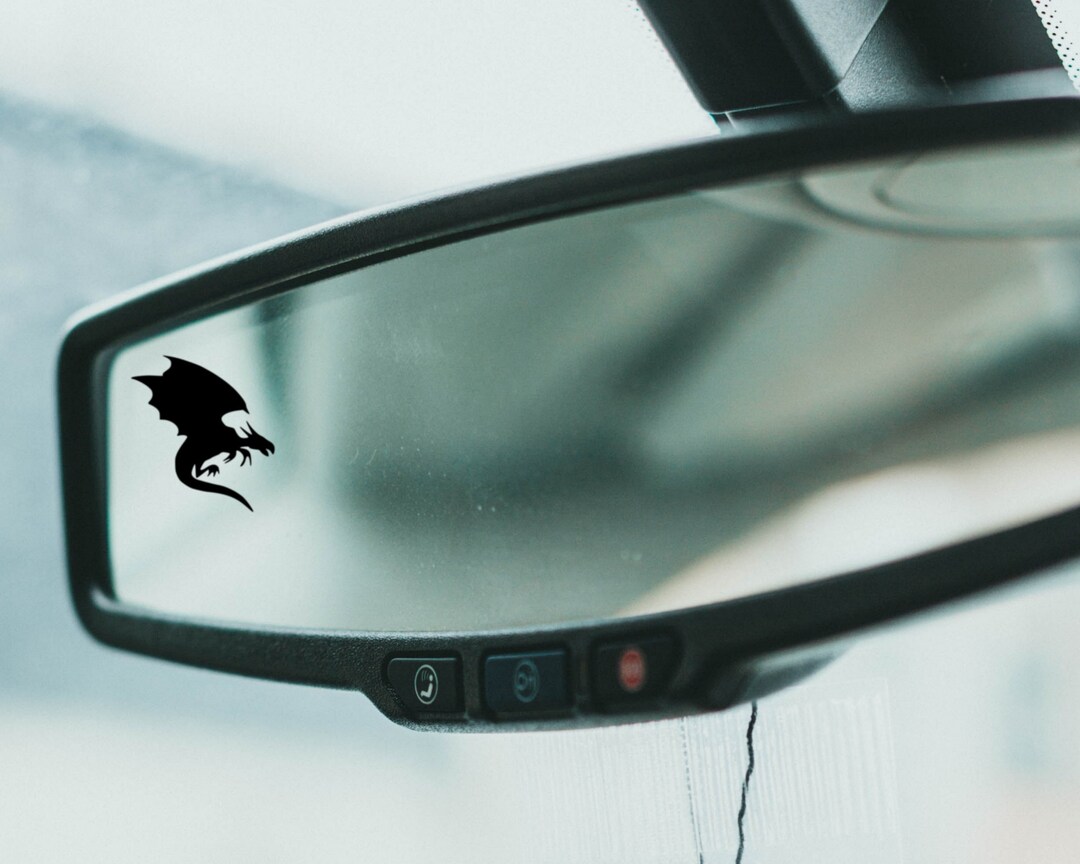 Dragon Rearview Mirror Decals, Car Mirror Stickers, Decorative Car