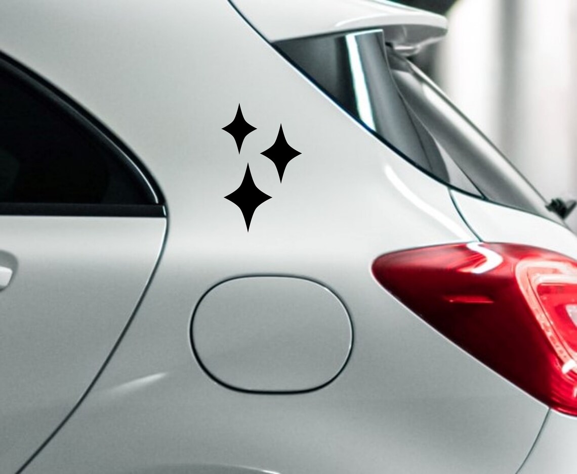 2x Sparkle Decals Cute Car Stickers Decorative Car Etsy
