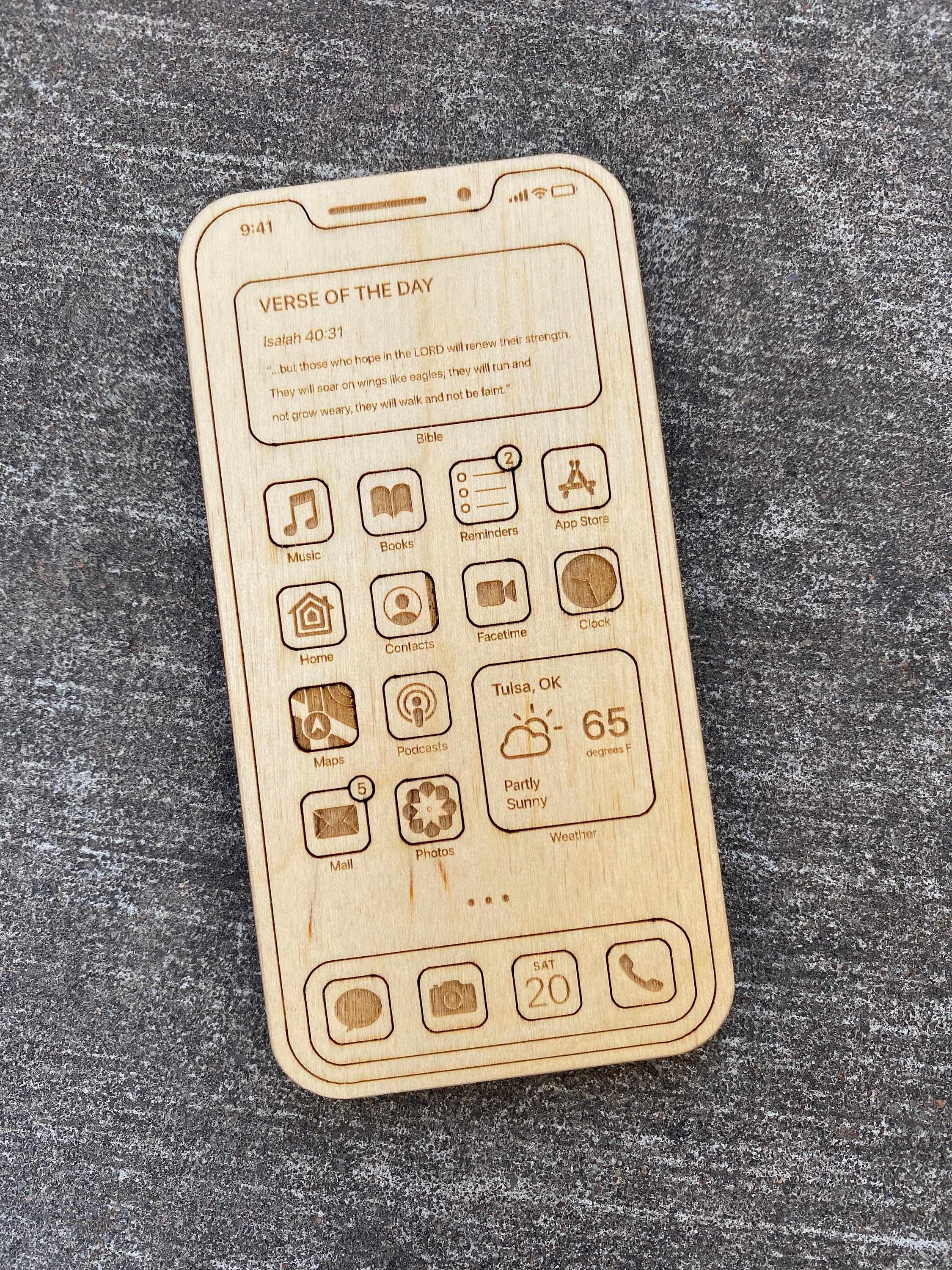 Téléphone jouet en bois coloré personnalisé Faire semblant de téléphone  pour que les tout-petits s'amusent avec un jeu dramatique -  France