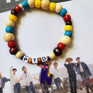 BTS PTD Permission to Dance Jin Beaded Bracelet