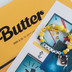 BTS RM Namjoon Butter Beaded Bracelet