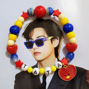 BT21 Inspired Tata Multi-Color Beaded Bracelet