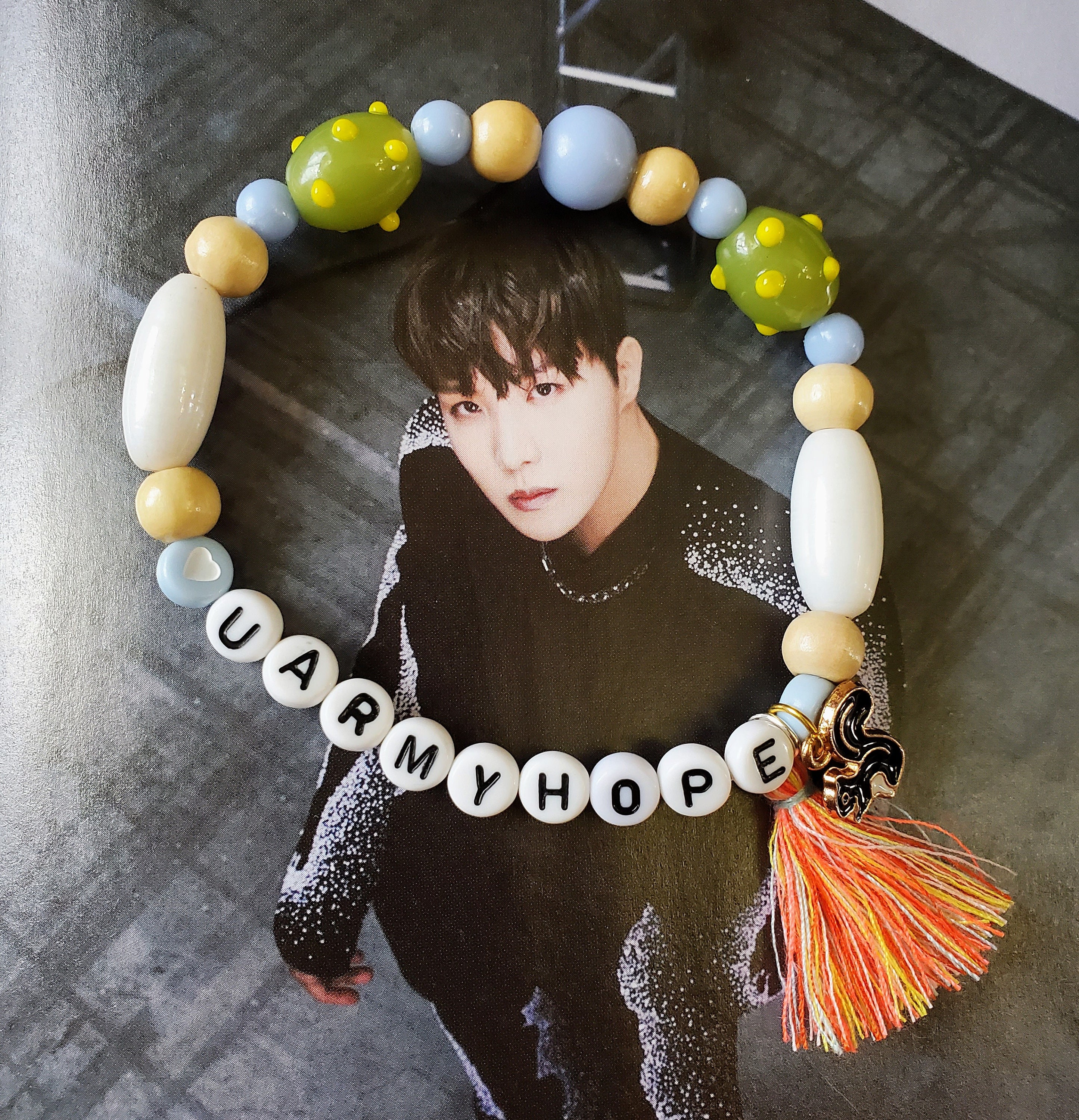 BTS Uarmyhope J-hope Beaded Bracelet - Etsy