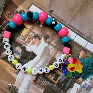 J-Hope Jack in the Box Inspired Handmade Beaded Bracelet