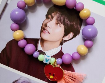 BTS V Baby Pastel handgemaakte kralen armband